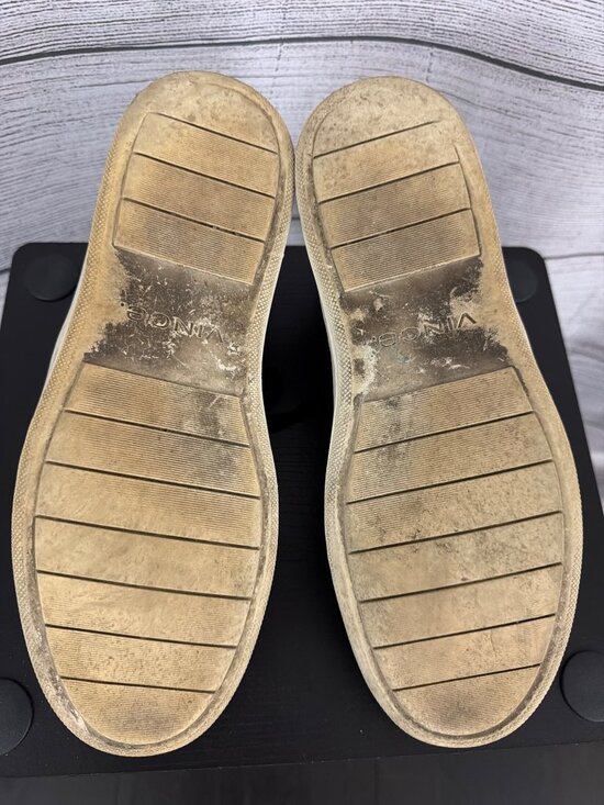 Mens Vince Leather Abe Chukka Sneakers Size 10